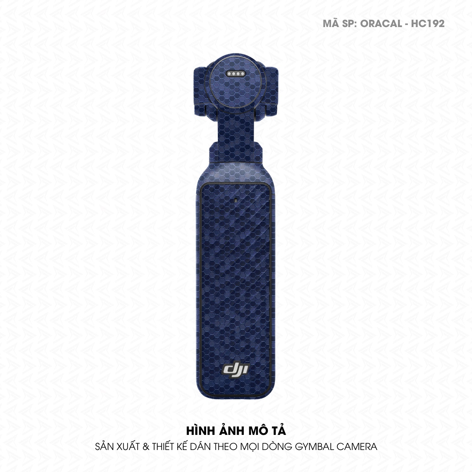 Dán Skin Gimbal Camera Vân Tổ Ong Xanh | ORACAL-HC192