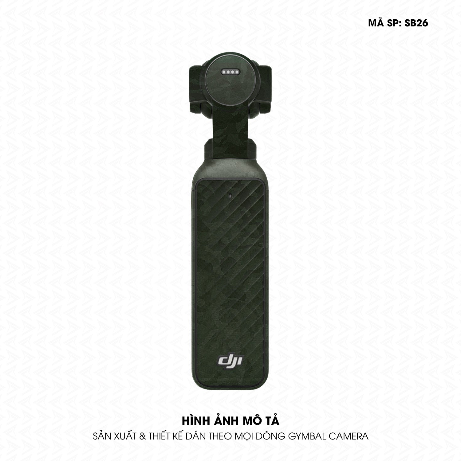 Dán Skin Gimbal Camera Vân Camo Xanh | SB26