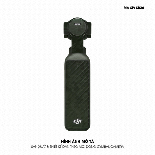 Dán Skin Gimbal Camera Vân Camo Xanh | SB26