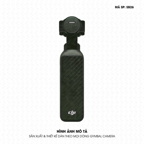 Dán Skin Gimbal Camera Vân Camo Xanh | SB26