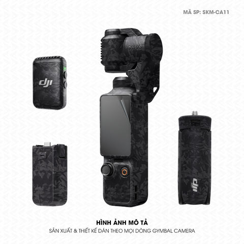 Dán Skin Gimbal Camera Vân Carbon Forget | SKM-CA11
