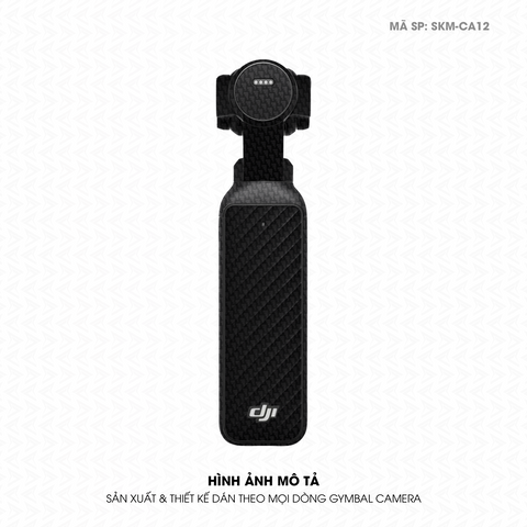 Dán Skin Gimbal Camera Vân Carbon Pattern Air | SKM-CA12