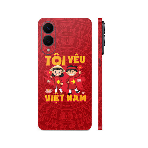 Dán Skin Galaxy S25 Series Hình Tôi Yêu Việt Nam | Chủ Đề Việt Nam