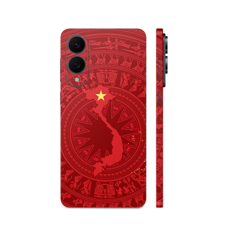 Dán Skin Galaxy S25 Series Hình Trống Đồng Bản Đồ | Chủ Đề Việt Nam