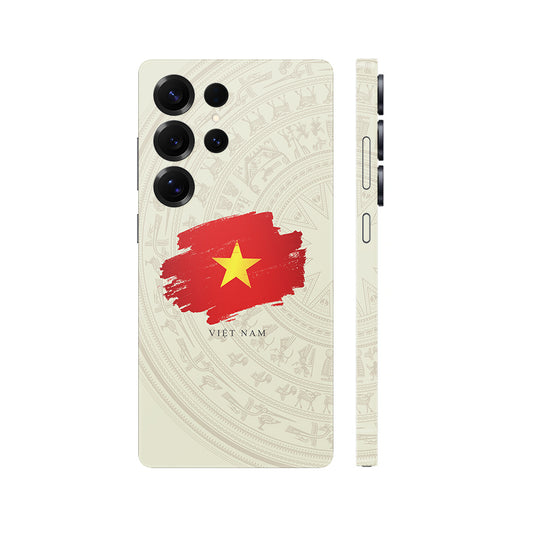 Dán Skin Galaxy S24 Series Hình Trống Đồng Cờ Việt Nam | Chủ Đề Việt Nam