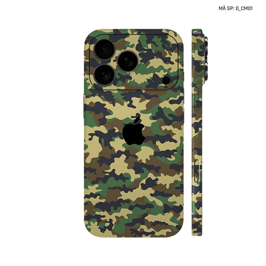 Dán Skin IPhone 17 Series Hình Camo | D_CM01