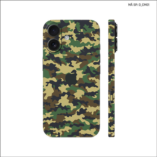 Dán Skin IPhone 17 Series Hình Camo | D_CM01