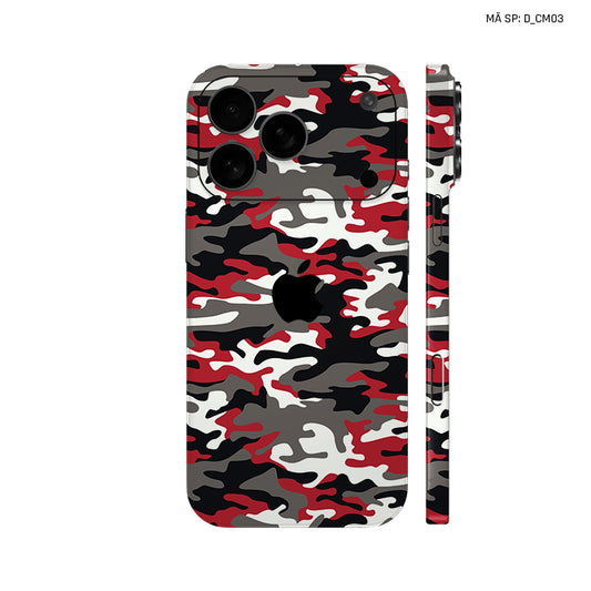 Dán Skin IPhone 17 Series Hình Camo | D_CM03