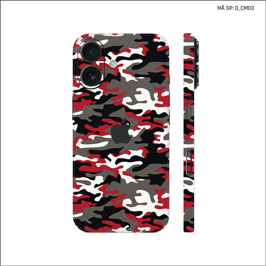 Dán Skin IPhone 17 Series Hình Camo | D_CM03