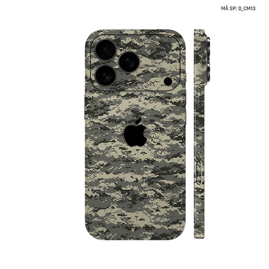 Dán Skin IPhone 17 Series Hình Camo | D_CM13