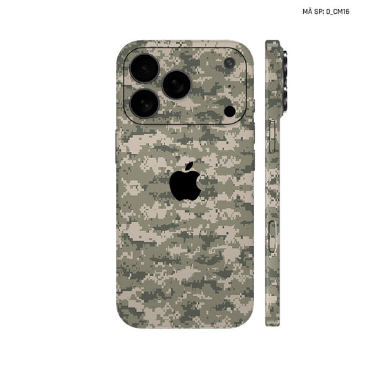 Dán Skin IPhone 17 Series Hình Camo | D_CM16