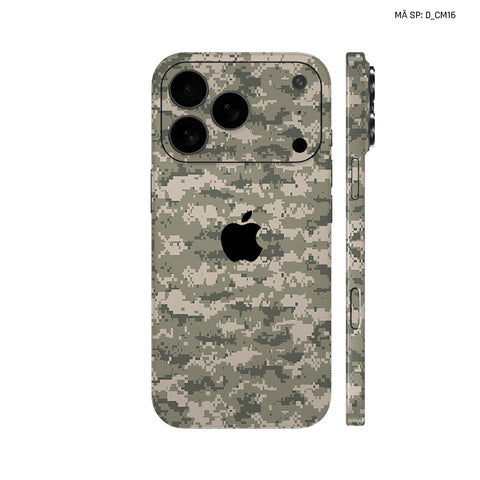 Dán Skin IPhone 17 Series Hình Camo | D_CM16
