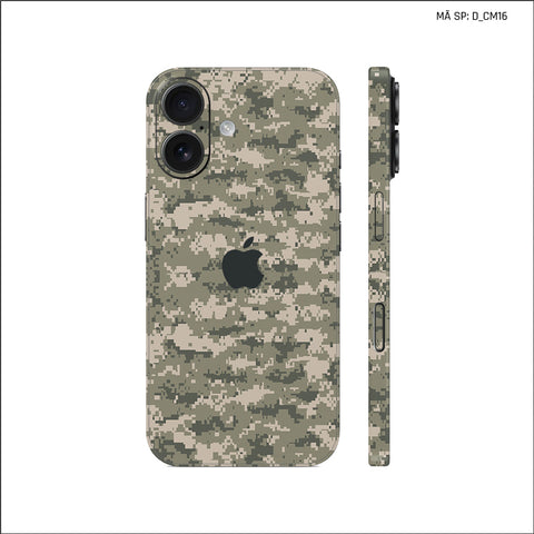 Dán Skin IPhone 17 Series Hình Camo | D_CM16