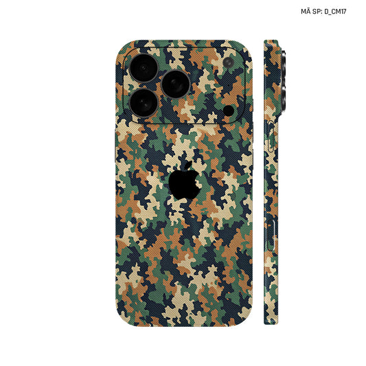 Dán Skin IPhone 17 Series Hình Camo | D_CM17