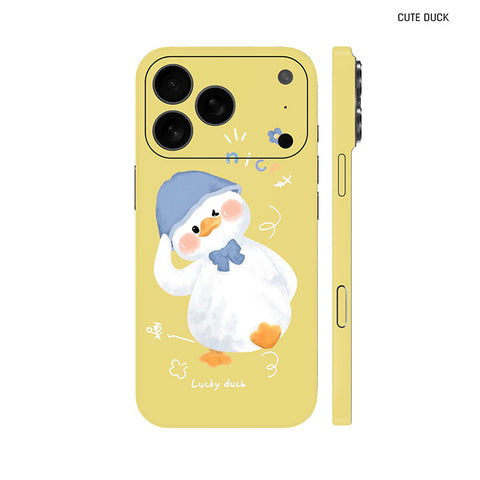 Dán Skin IPhone 17 Series Hình Cute Duck 02