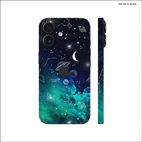 Dán Skin IPhone 17 Series Hình Galaxy Sapce | D_GLX02