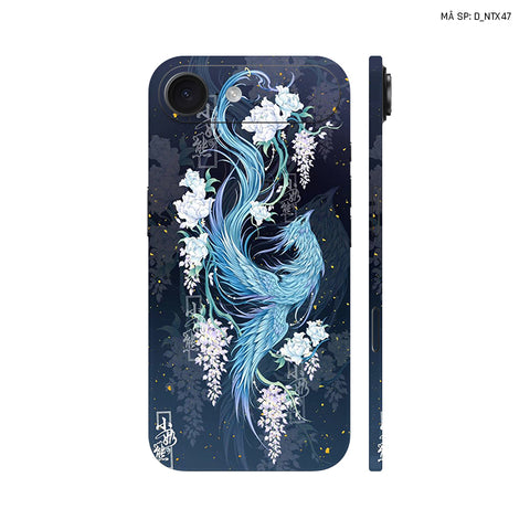 Dán Skin IPhone 17 Series Hình Nghệ Thuật Xăm Hạc Phượng | D_NTX47
