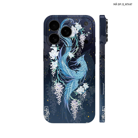 Dán Skin IPhone 17 Series Hình Nghệ Thuật Xăm Hạc Phượng | D_NTX47