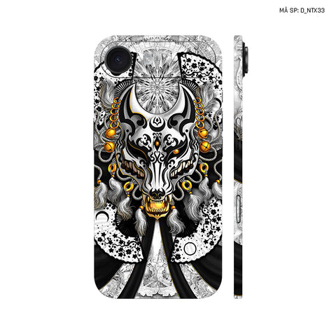 Dán Skin IPhone 17 Series Hình Nghệ Thuật Xăm Hổ Sói | D_NTX33