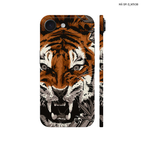 Dán Skin IPhone 17 Series Hình Nghệ Thuật Xăm Hổ Sói | D_NTX38