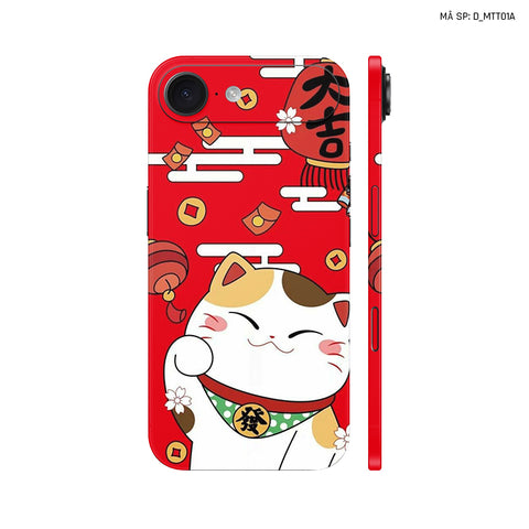 Dán Skin IPhone 17 Series Hình Mèo Thần Tài | D_MTT01A