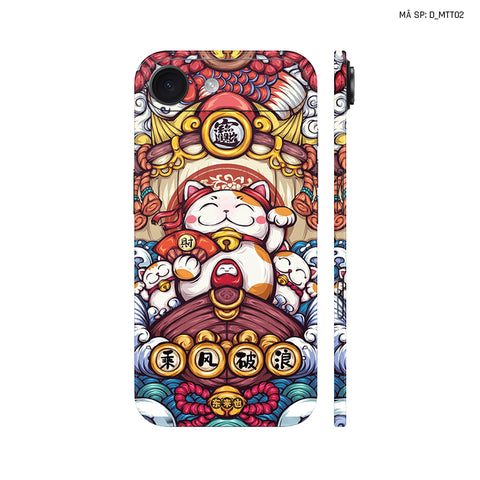 Dán Skin IPhone 17 Series Hình Mèo Thần Tài | D_MTT02