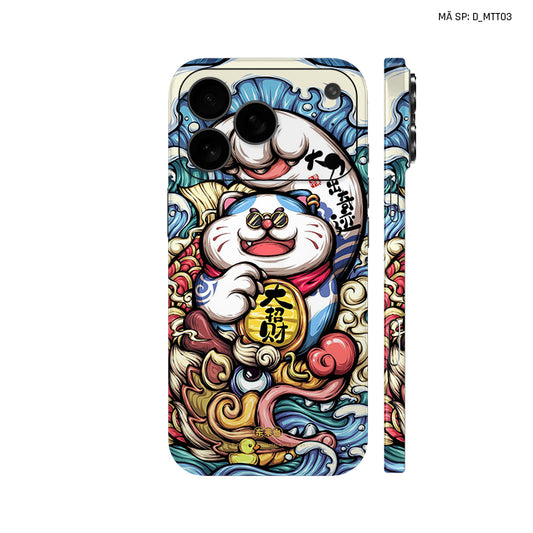 Dán Skin IPhone 17 Series Hình Mèo Thần Tài | D_MTT03