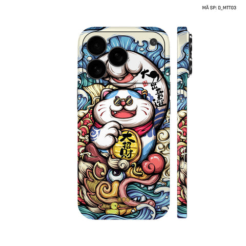Dán Skin IPhone 17 Series Hình Mèo Thần Tài | D_MTT03