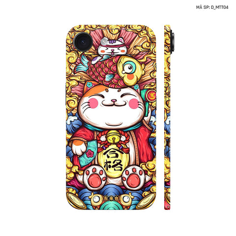 Dán Skin IPhone 17 Series Hình Mèo Thần Tài | D_MTT04