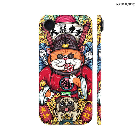 Dán Skin IPhone 17 Series Hình Mèo Thần Tài | D_MTT05