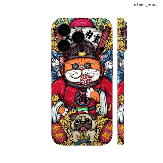 Dán Skin IPhone 17 Series Hình Mèo Thần Tài | D_MTT05