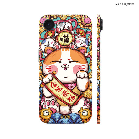 Dán Skin IPhone 17 Series Hình Mèo Thần Tài | D_MTT06