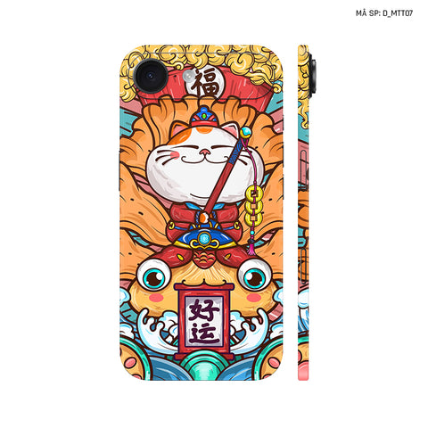 Dán Skin IPhone 17 Series Hình Mèo Thần Tài | D_MTT07