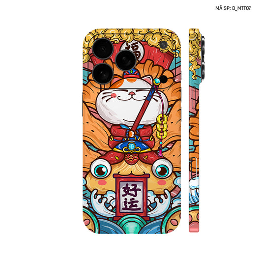 Dán Skin IPhone 17 Series Hình Mèo Thần Tài | D_MTT07
