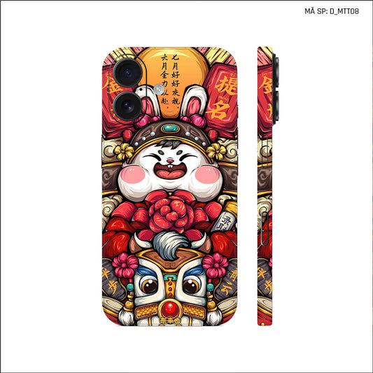 Dán Skin IPhone 17 Series Hình Mèo Thần Tài | D_MTT08