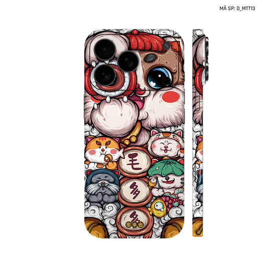Dán Skin IPhone 17 Series Hình Mèo Thần Tài | D_MTT13