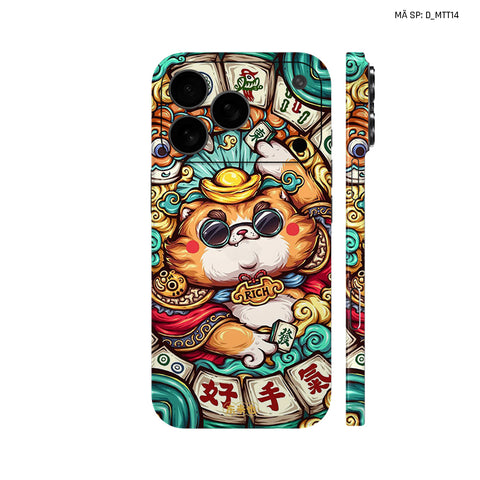 Dán Skin IPhone 17 Series Hình Mèo Thần Tài | D_MTT14