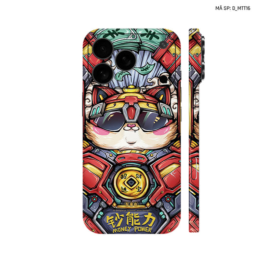 Dán Skin IPhone 17 Series Hình Mèo Thần Tài | D_MTT16