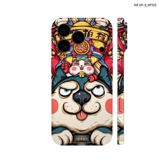 Dán Skin IPhone 17 Series Hình Mèo Thần Tài | D_MTT23