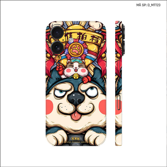 Dán Skin IPhone 17 Series Hình Mèo Thần Tài | D_MTT23