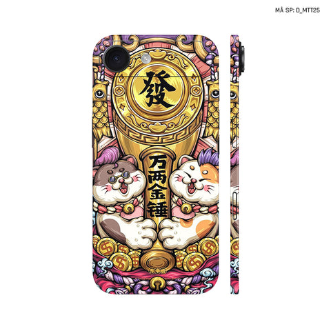 Dán Skin IPhone 17 Series Hình Mèo Thần Tài | D_MTT25