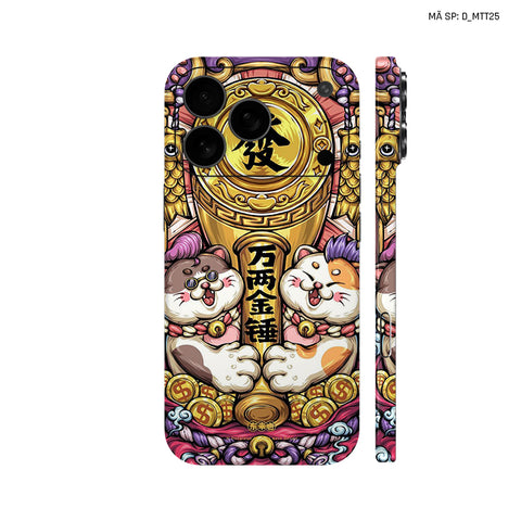 Dán Skin IPhone 17 Series Hình Mèo Thần Tài | D_MTT25