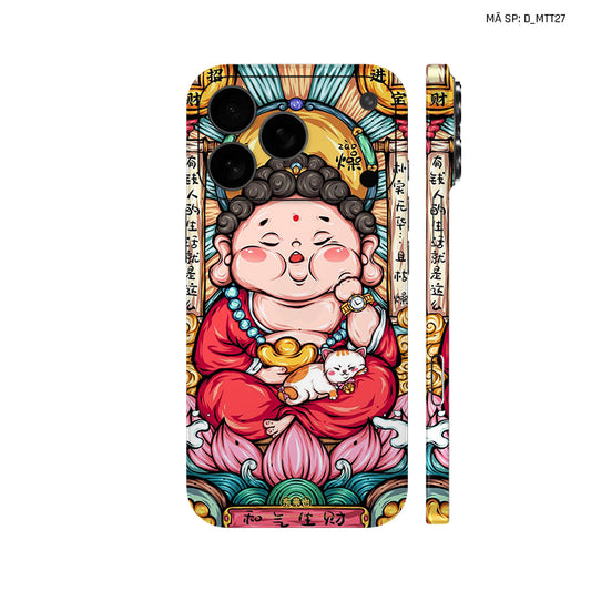 Dán Skin IPhone 17 Series Hình Mèo Thần Tài | D_MTT27