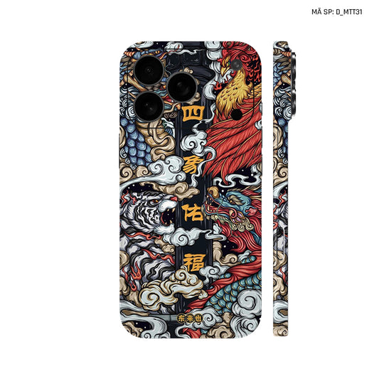 Dán Skin IPhone 17 Series Hình Mèo Thần Tài | D_MTT31