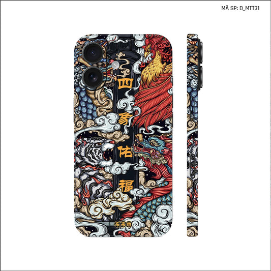 Dán Skin IPhone 17 Series Hình Mèo Thần Tài | D_MTT31