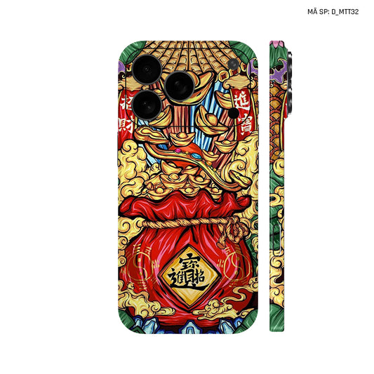 Dán Skin IPhone 17 Series Hình Mèo Thần Tài | D_MTT32