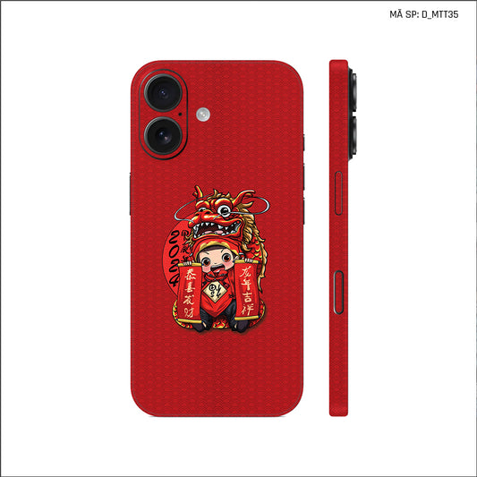 Dán Skin IPhone 17 Series Hình Mèo Thần Tài | D_MTT35