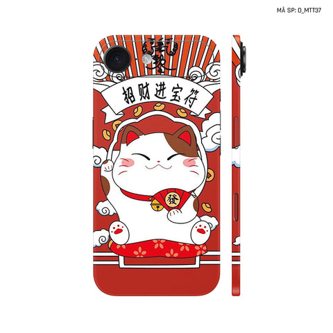 Dán Skin IPhone 17 Series Hình Mèo Thần Tài | D_MTT37