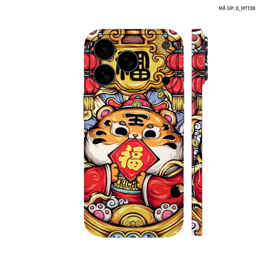 Dán Skin IPhone 17 Series Hình Mèo Thần Tài | D_MTT38