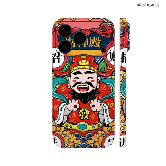Dán Skin IPhone 17 Series Hình Mèo Thần Tài | D_MTT39
